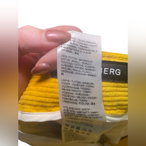 J. Lindeberg Gordon Yellow Corduroy Pants NWT Size 46 / Medium - Picture 5 of 7